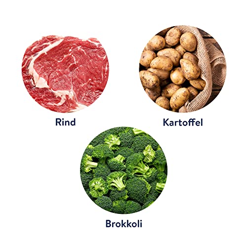 Pets Deli Soft Trockenfutter für Hunde mit Rind, Brokkoli & Granatapfel ohne Zucker und Gluten 6kg