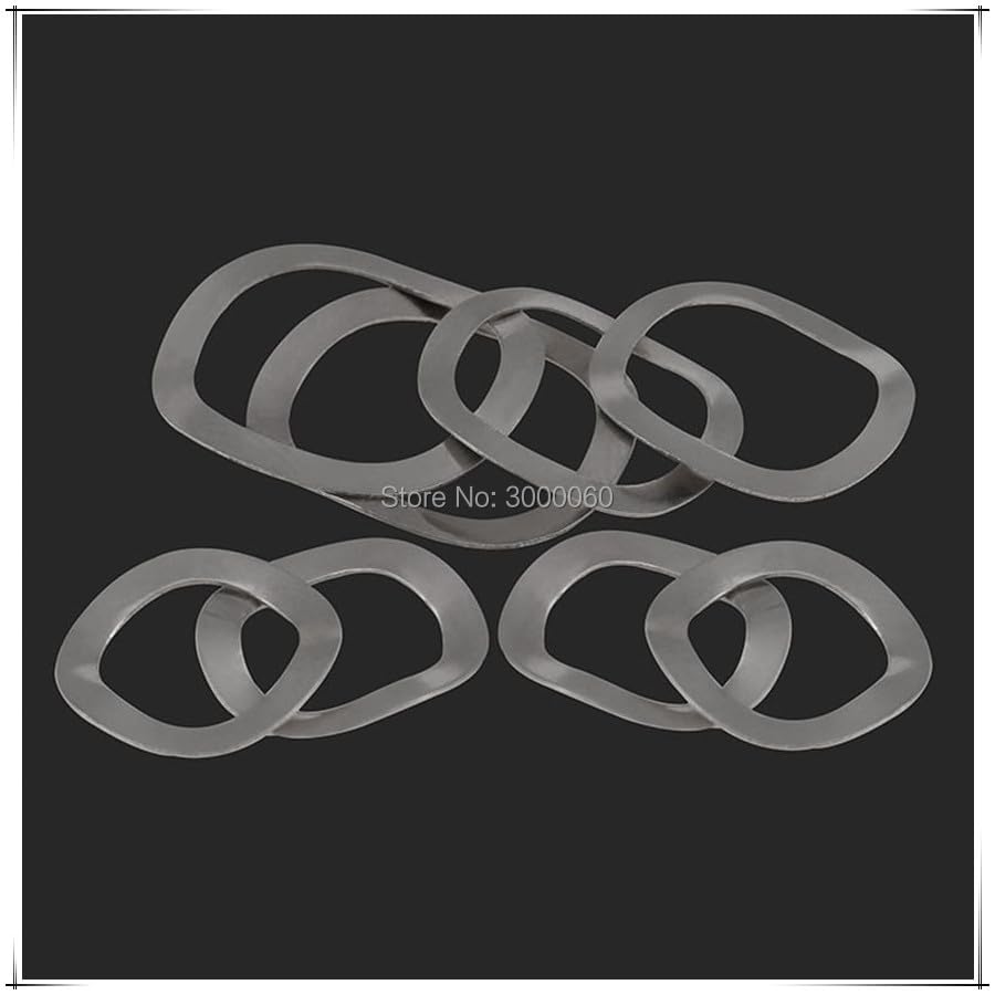 (ID)6mm*(OD)12mm* (H)0.3mm Stainless Steel 304 SS M6 Wave Spring Washer 1000pcs/lot