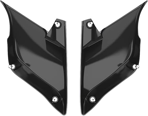 Miniatura 289 de Advanblack Barracuda - Cubiertas laterales estiradas plateadas (brillantes), paneles extendidos para Harley Touring Street Glide Road Glide Electra
