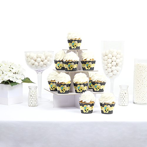 Big Dot of Happiness Honey Bee - Baby Shower or Birthday Party Decorations Cupcake Wrappers Set 12