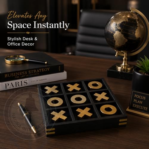 Juego de Mesa Tic Tac Toe Premium de Madera 10 Pulgadas miniatura 5