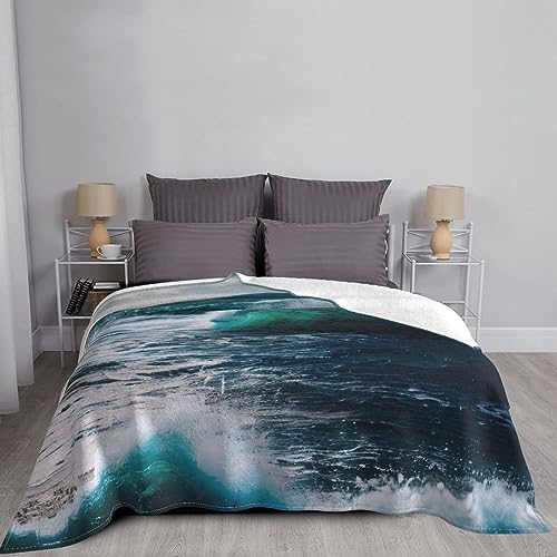 Couverture en flanelle douce mer plaid canapé lit toutes tailles