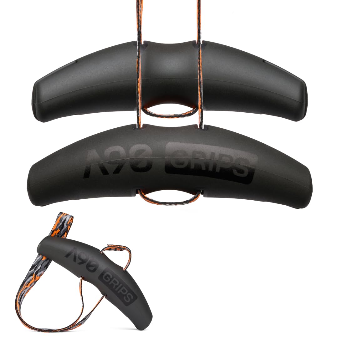 Angles90 Camo Pull-Up Grips Exercise Equipment - Black TPU 4in1 - Ergonomic Cable Machine Handle Attachment, Lat Pulldown & Wide Grip Row Attachment - Portable Cable Trainer & Forearm Strength Trainer