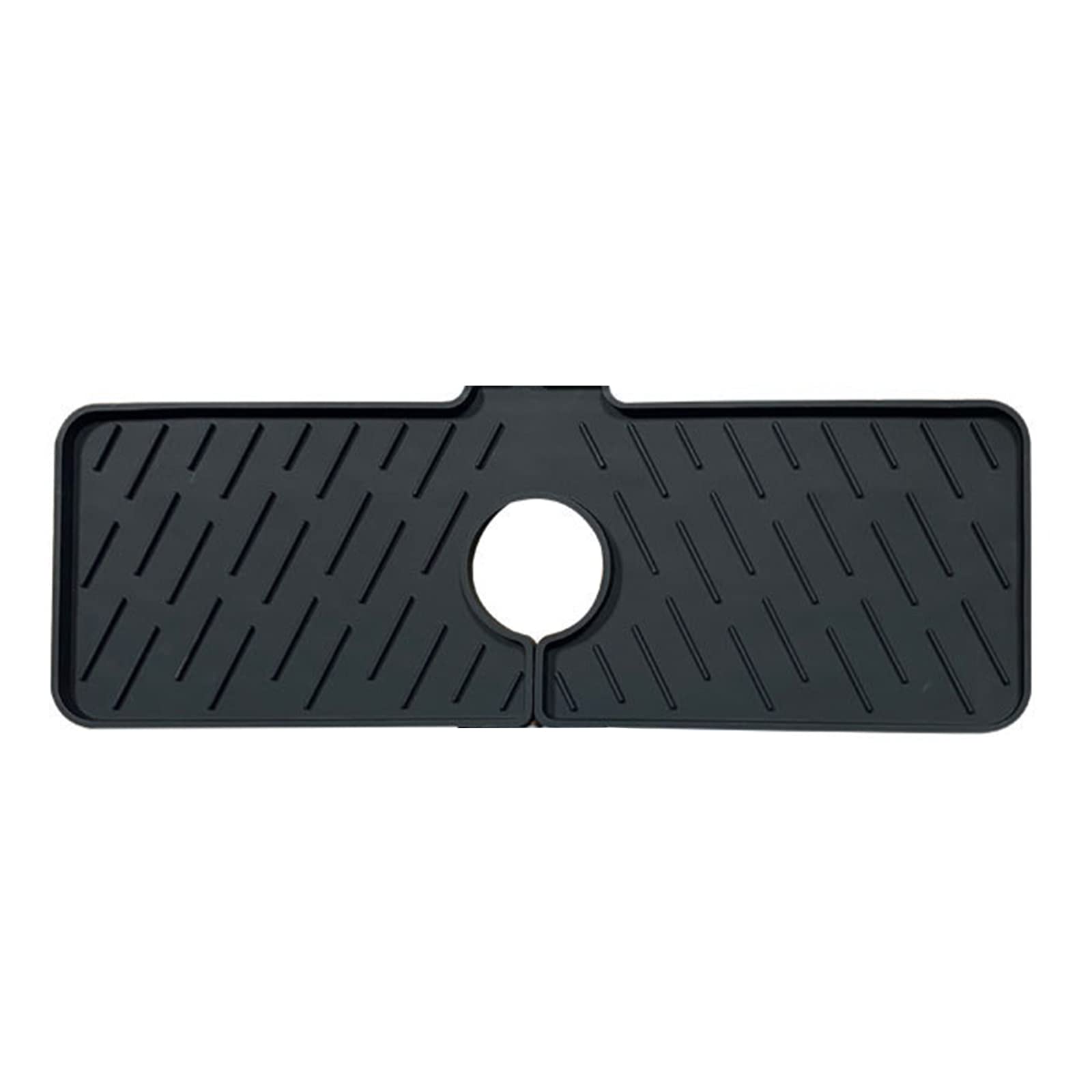 Hsioluted Sink Draining Pad Behind Faucet Drip Protector Splash Countertop Use for Kitchen Bathroom Countertop Protect Sink Draining Pad
