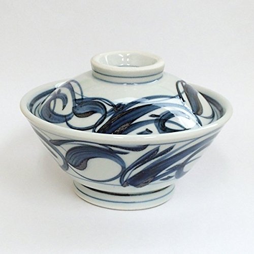 Amazon | 蓋丼 蓋付きどんぶり 切立5.5蓋丼 古染渦 和食器 美濃焼