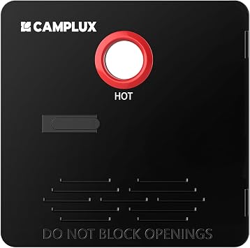 CAMPLUX RV Water Heater Door 15 x 15 Inches, RV Water Heater Access Cover for 4/6 Gallons RV Tank Water Heater, Black