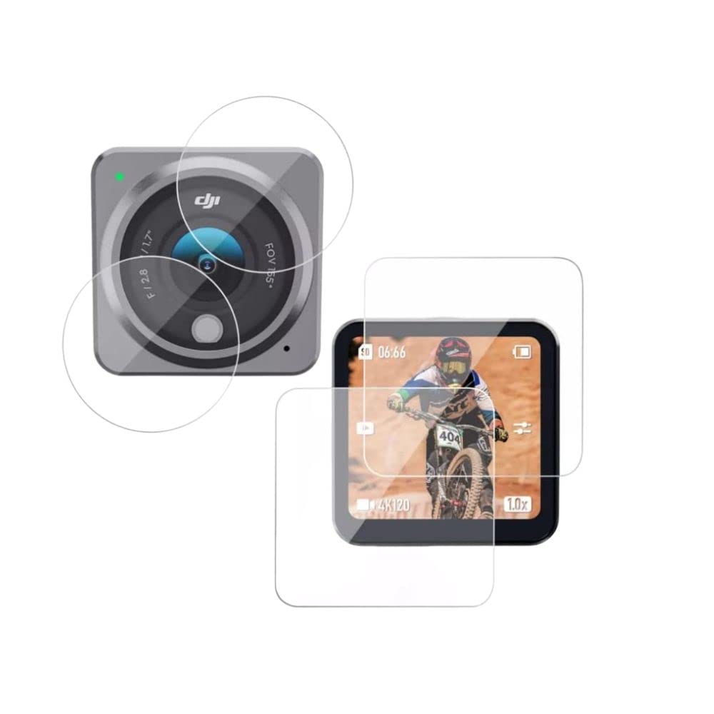 GetZget® Tempered Glass Compatible with Dji Action 2 Camera Scratch Protective Screen Guard 9H Super Hard 2.5D Curve Accessories (Pack Of 2 Set) (B0B5HGZNC4) Amazon Price History, Amazon Price Tracker