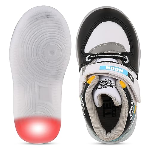 Image of Hooh Kids Unisex Fashionable LED Lights Unisex Sneakers and Walking Shoes for Boys and Girls of Age 2 Years to 10 Years