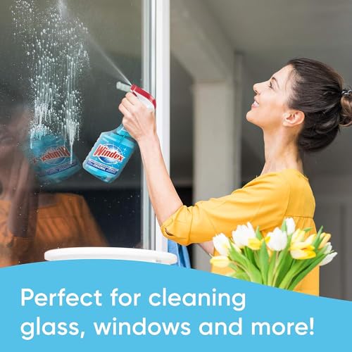 Drano Max Gel Remover de Tapones para Desagües y Limpiador para Vidrios Windex - Incluye 1 botella de 32 oz de Drano y 1 botella en spray de 23 oz de Windex miniatura 2