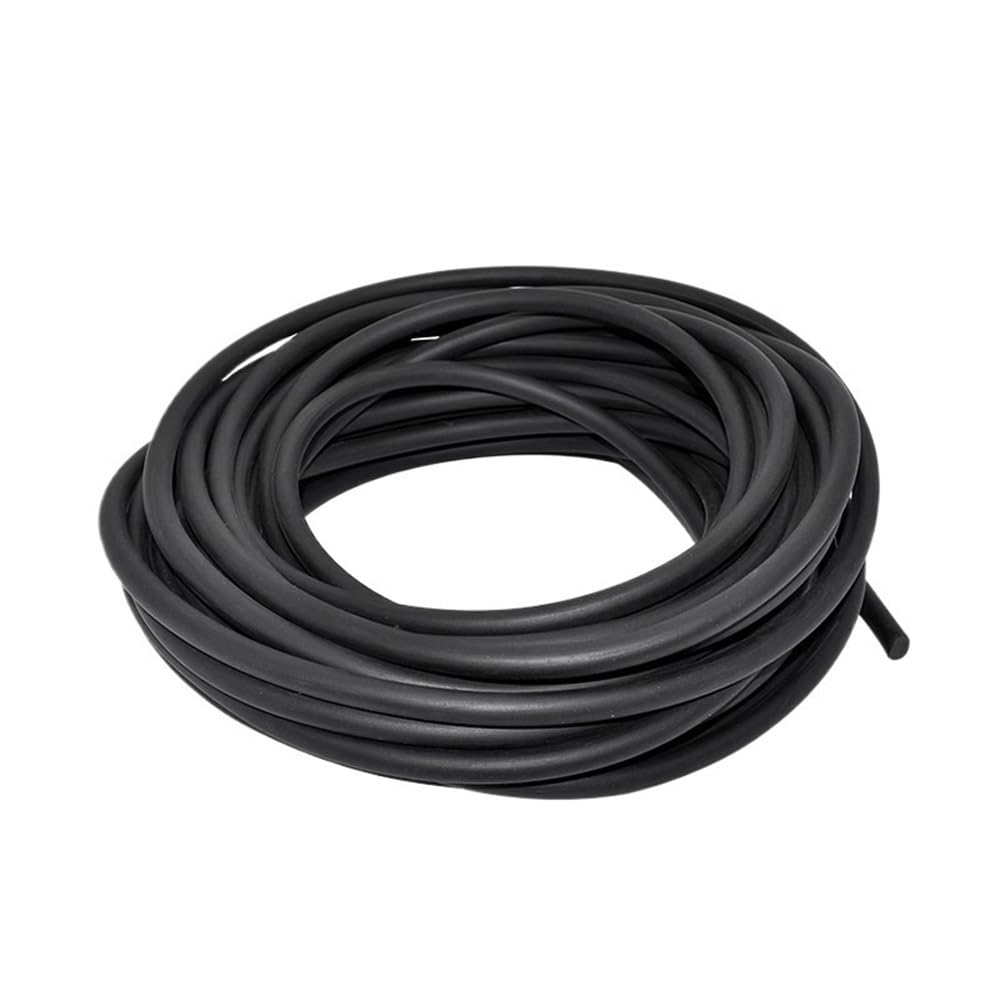 Gohapy One Color Round Sealing Cord Solid O Ring Cord Nbr Rubber Strip, Black Seal Nitrile Gasket For Construction 1 Piece(10M*1.5Mm)