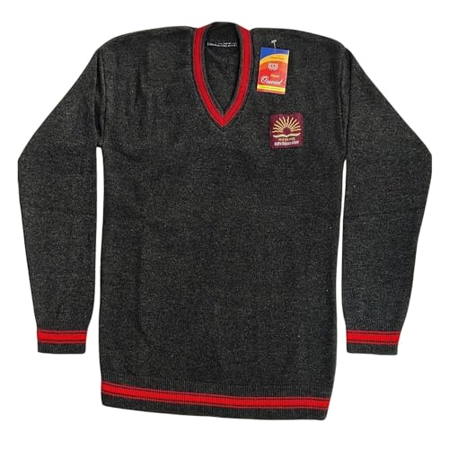 Image of Kendriya Vidyalaya Full Sleeves School Uniform Sweater - Comfortable, Durable, Unisex Design, Official KV Colors