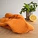 Now Designs Ripple Cotton Dish Towels Kumquat 18 x 28in, Set of 2
