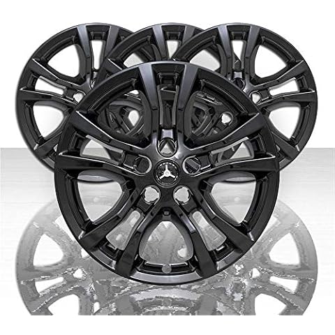 Auto Reflections Set of 4 18" 10 Spoke Wheel Skins for Chevy Camaro 2013-2015 - Gloss Black Cover