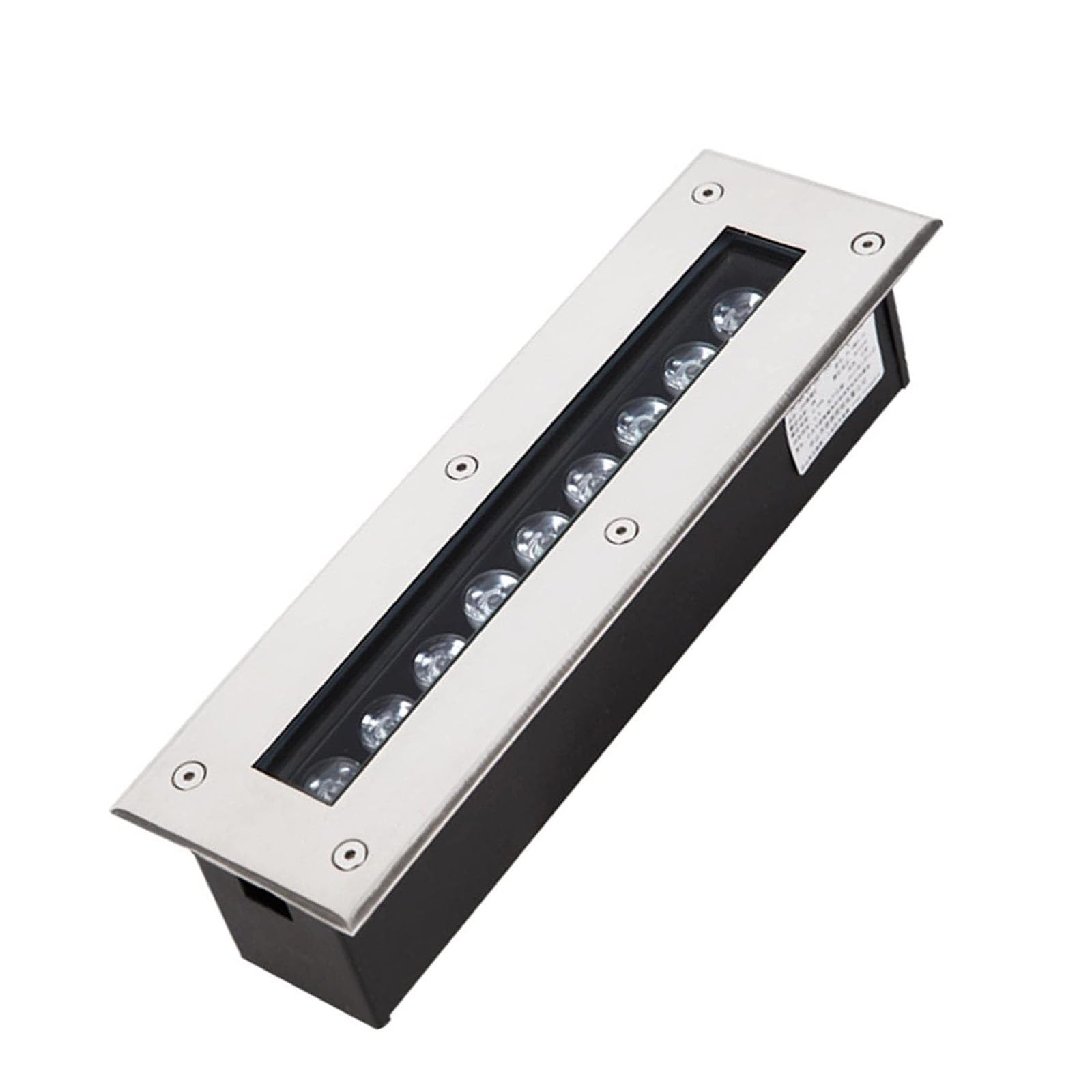 Lampa krajobrazowa LED, 3 W, wąska wiązka, oświetlenie zewnętrzne krajobrazu, bardzo cienkie wodoodporne oświetlenie podtynkowe, oświetlenie tarasowe, stopień ochrony IP67, lampa groszowa