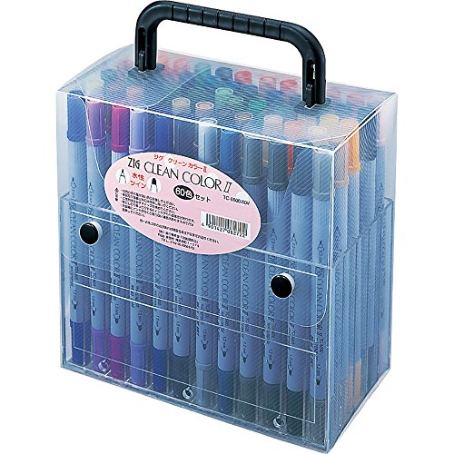 Kuretake ZIG Clean Color coffret 60 feutres japonais le cadeau idéal pour artiste
