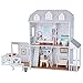 Olivia's Little World Grande Maison de poupée Ferme 104 cm avec 14 Accessoires de Meubles de poupée Enfant Dreamland TD-12901A