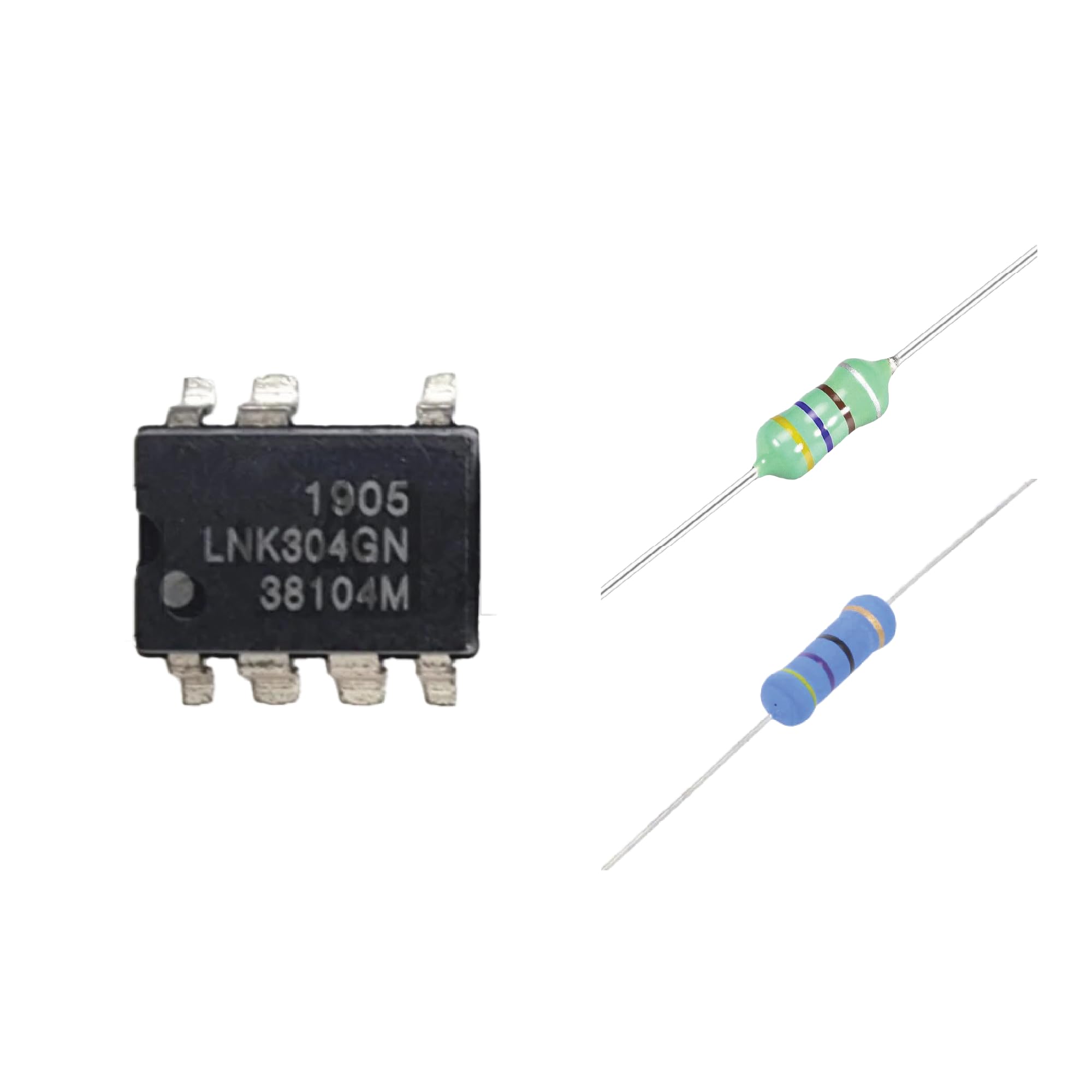 Kit riparazione LNK304GN LNK304G con resistore 47Ω 3W e induttore 470μH 1/2W