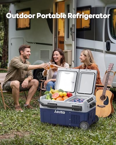 Portable Car Refrigerator Freezer Dual Zone