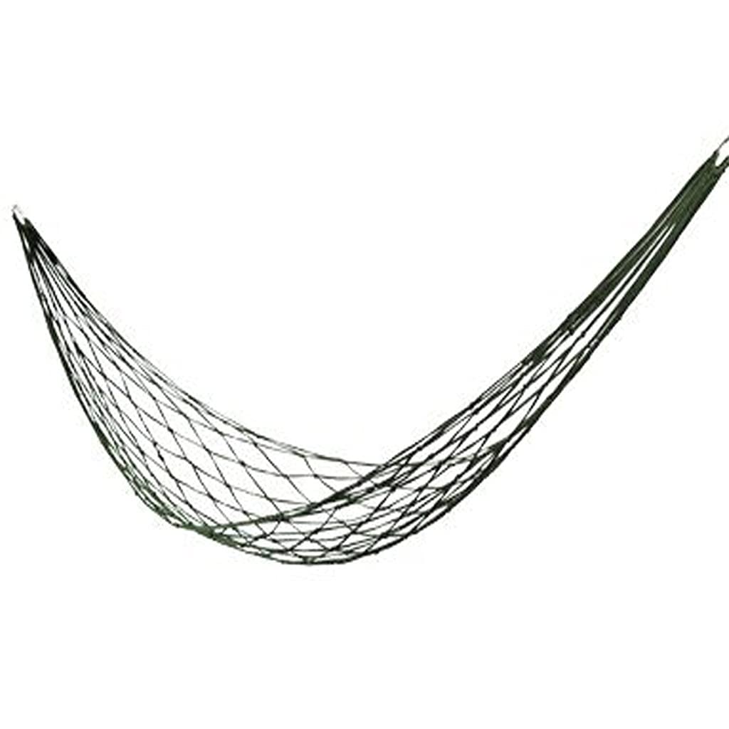 Camping hammock, Portable Hammock Outdoor Sport Hammocks Net Mesh Nylon Swing Seat Travel for Beach Garden Backyard