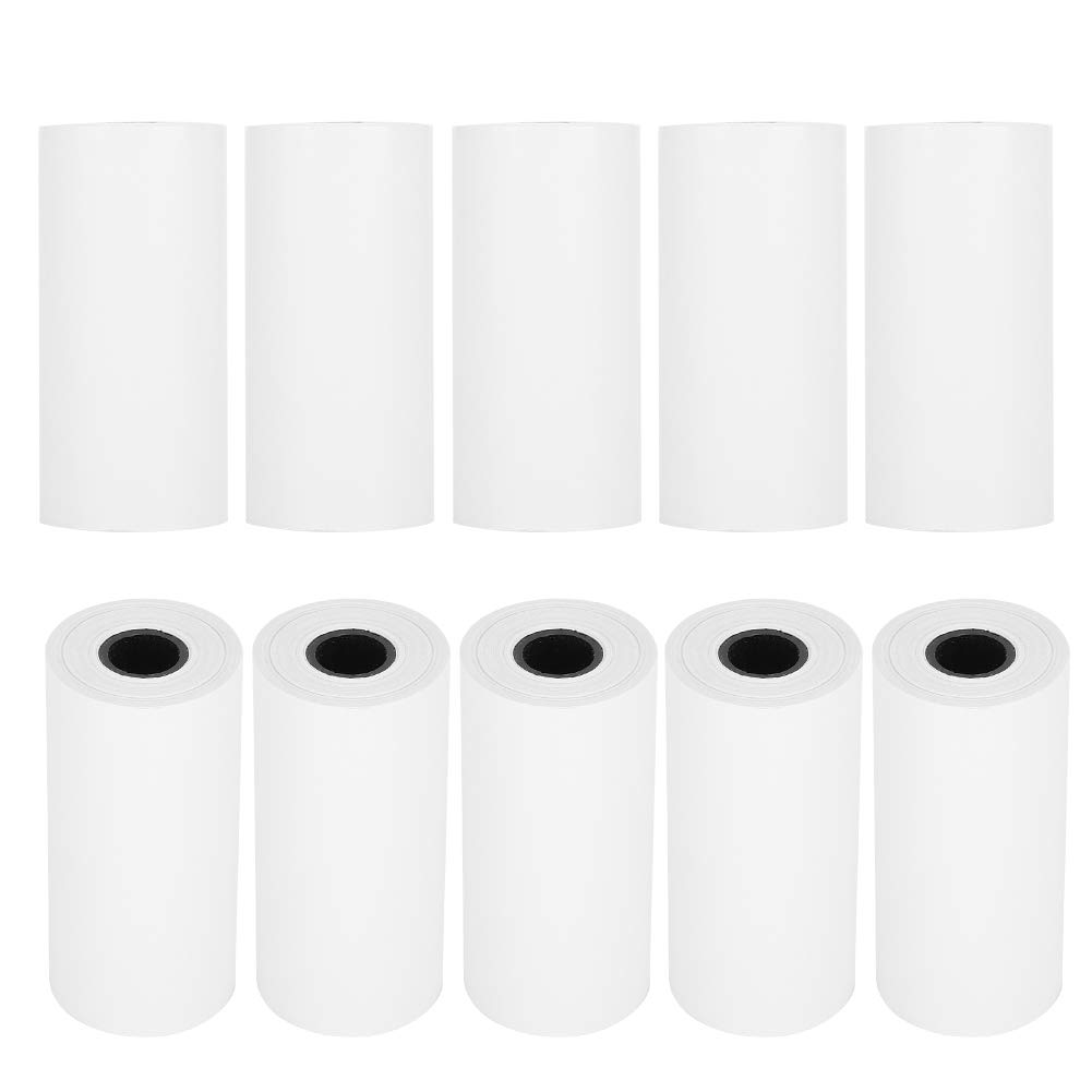 Thermal Printer Paper for Portable Cameras 10 Rolls 6m x 5.5cm for Crafts and School Supplies, white - Image 3