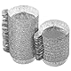SOLUSTRE Wiegeboote Aus Aluminium Aluminiumschalen Zum Mischen Von Flüssigkeiten 100 Stück Wiederverwendbare Chemische Wiegeplatten Für Laborgeräte Lieferungen