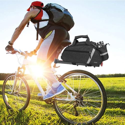 MOSISO Bike Rack Bag, Waterproof Bicycle Trunk Pannier Rear Seat Handbag - image 6