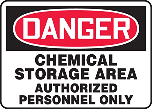 Panneau danger produits chimiques pour sécuriser un laboratoire