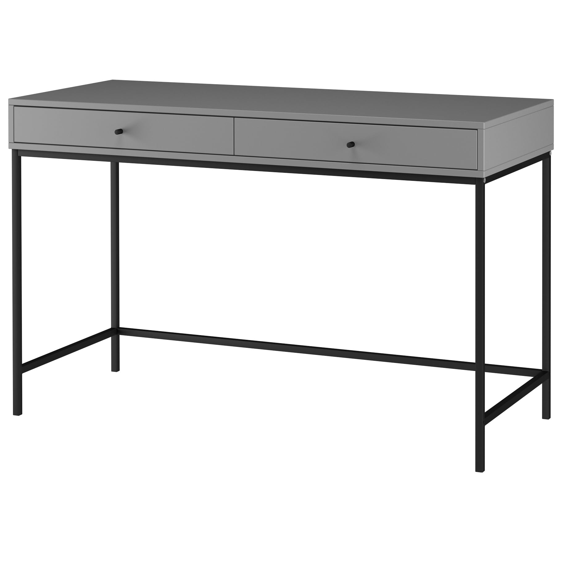Dorel Home Furnishings Cecilie Schreibtisch – 120 cm, Holzfront, Metallgestell