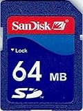 Sandisk SDSDB64800 64mb Secure Digital Card