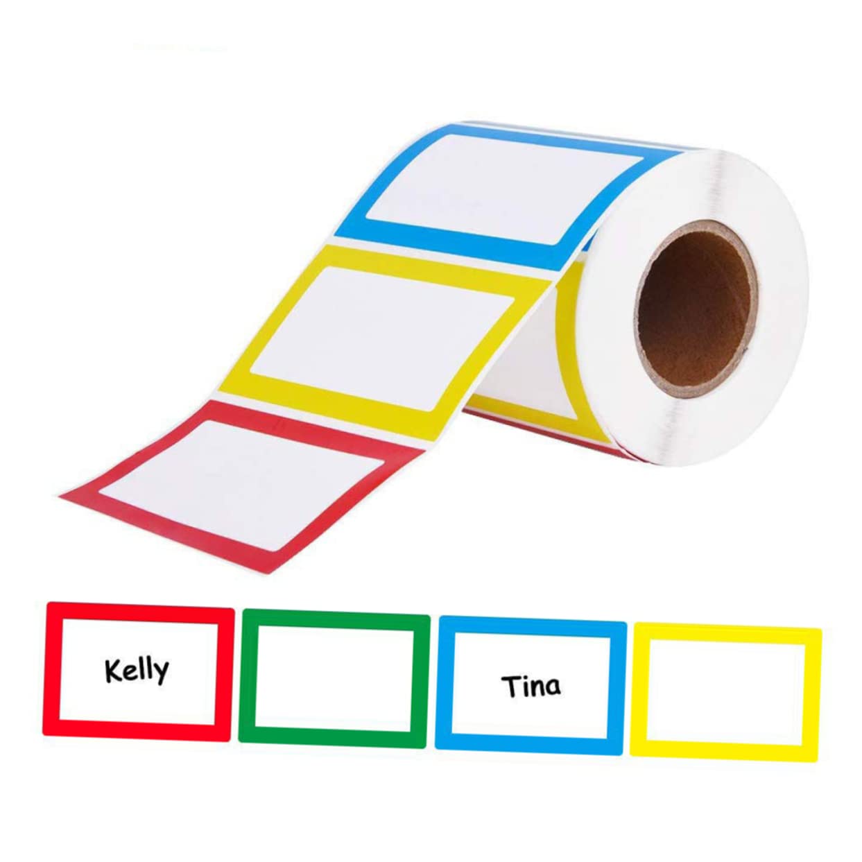 NUOBESTY 150 Piezas Pegatinas En Nombre Etiquetas De Aula Etiqueta De Clasificación Etiqueta Adhesiva Sobres Stickers Infantiles Oficina Ordenador Portátil Botella De Agua