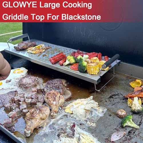 Upgrade Griddle Top for Blackstone 28 Inch Griddle 2 Burner Gas Grill 1517 1924 1883 1853 1856, 28" Flat Top Replacement for Blackstone by GLOWYE - Image 5