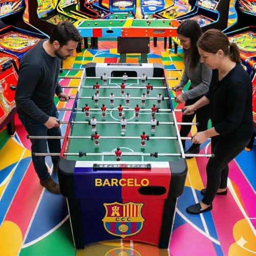 Image of STEP OVER Original Grandmaster Foosball Table|| Strong and Sturdy Model for Adults & Kids || Home| Office| Resorts| Hotels| Schools || Heavy Duty || 2026 Edition
