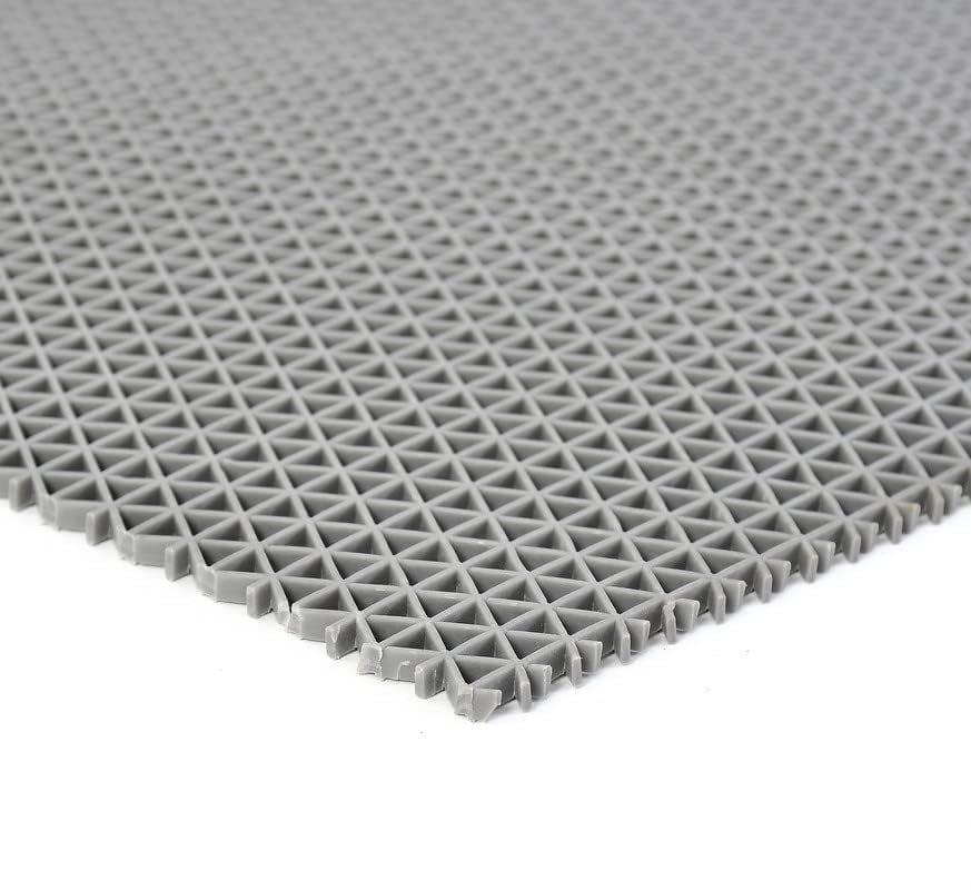 Image of Anti Skid & Multipurpose Rubber Mat /Bathroom Mat /Shower Mat /Carpet /Rugs /Rainmat /Swimming Pool Mat (Grey, 2X5)