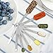 Wildone Measuring Cups & Spoons Set of 21 - Includes 7 Stainless Steel Nesting Cups, 8 Measuring Spoons, 1 Leveler & 5 Mini Measuring Spoons, Ideal for Dry and Liquid Ingredients