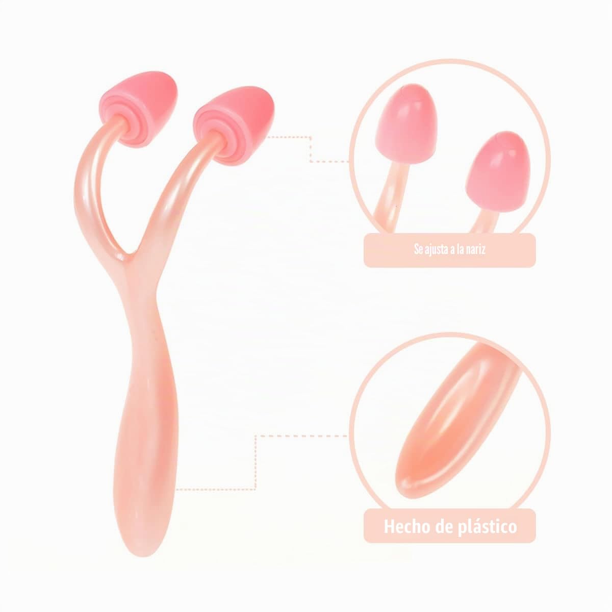 Clip Elevación Nariz TAIZER 6PCS Clip Moldeador Nariz Clip Elevación Belleza Nariz Elevación Enderezar Corrector Nariz Kit Moldeador Clip Moldeador Elevación Nariz Puente Nasal Enderezador Dispositivo