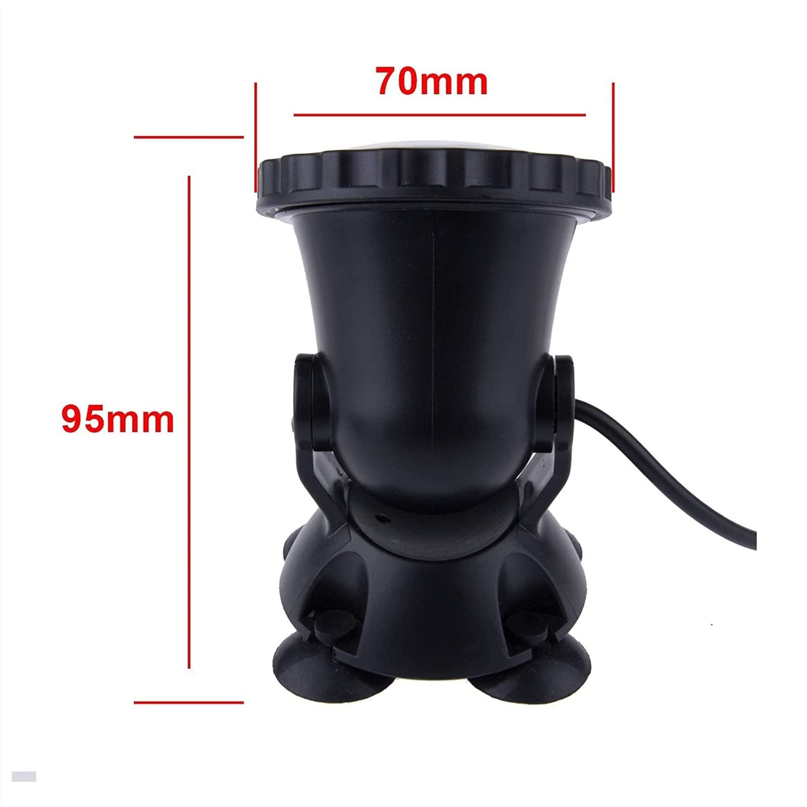 Luces de Piscina Luces de Estanque Luz de Estanque RGB con Control Remoto Foco de Acuario Sumergible con 36 LED Multicolor para Fuente de Agua de Tanque de Peces Iluminación LED de