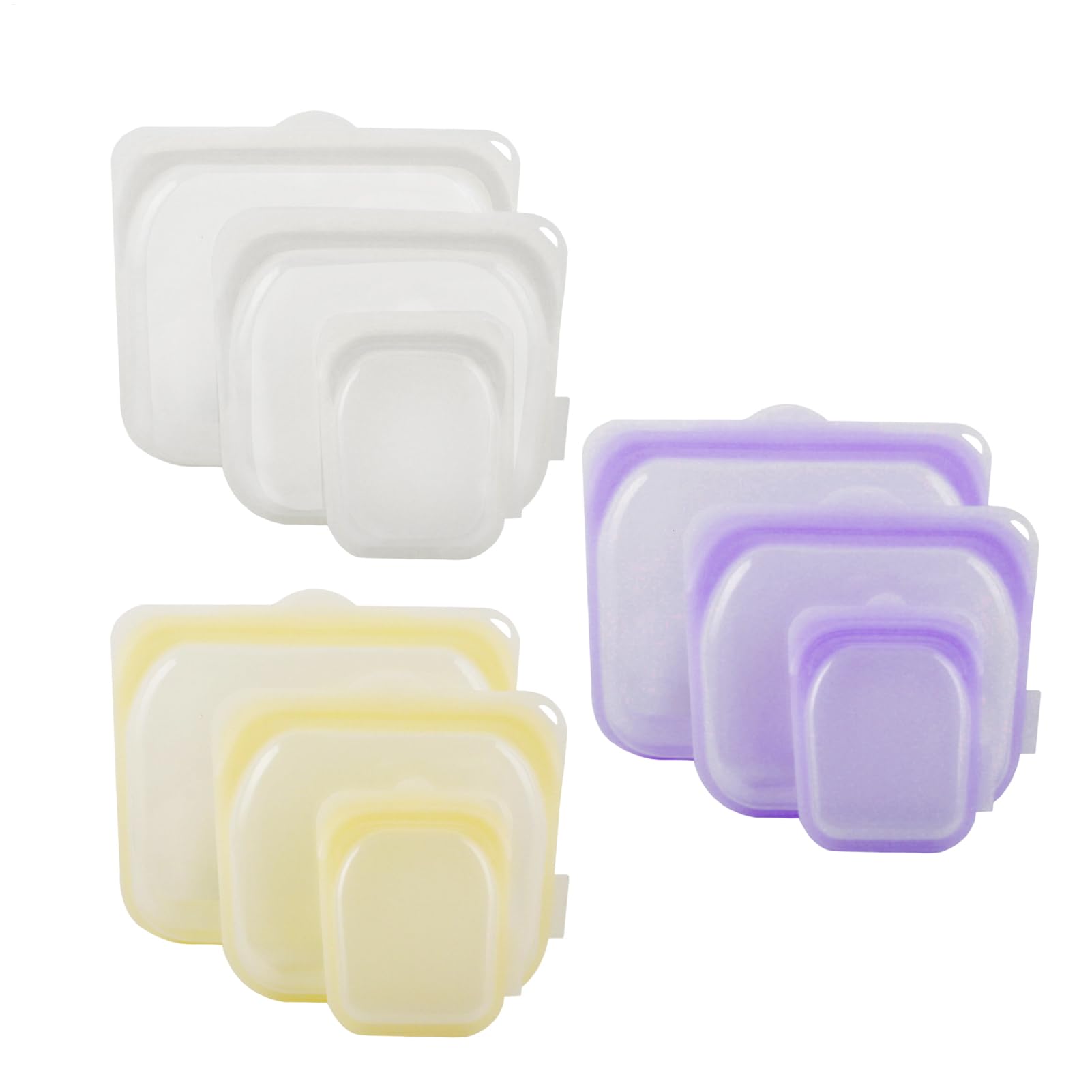 Sacchetti Riutilizzabili per Panini 3 Pezzi Bustine Porta Pranzo in | Sacchetti Alimenti Microonde per Carne Formaggio Verdura Frutta Pranzo Viaggio Frigo Preparazione Pasti