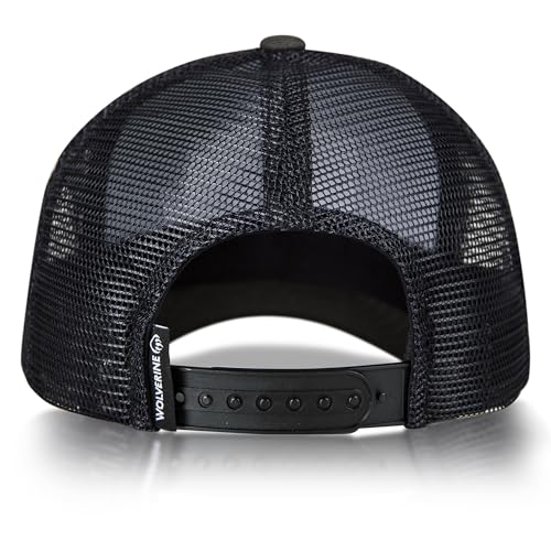 Image of Wolverine Trucker Hat | Mesh Back | Snapback | Adjustable | Rugged | Durable | Workwear