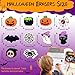 Wolpark Halloween Erasers for Kids Cute Pencil Erasers Bulk for Kids Trick or Treat Party Favors Students School Classroom Rewards Prizes