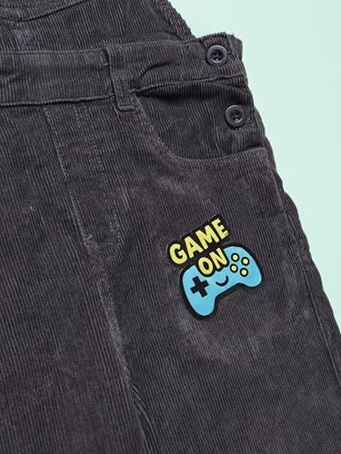 Image of KiddoPanti Boys Denim Dungaree Pant