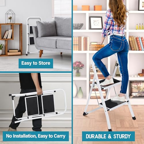 Zeny ZENY2854-2 Step Ladder Folding Step Stool thumb #1