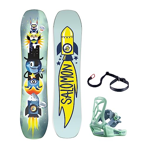 Salomon L47360800 100 Snowboard Board Kids Junior Team Package 2023-24 Model...