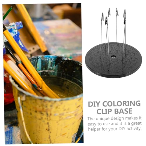 Herramienta para aerografía y soporte de modelismo con base para secado 4