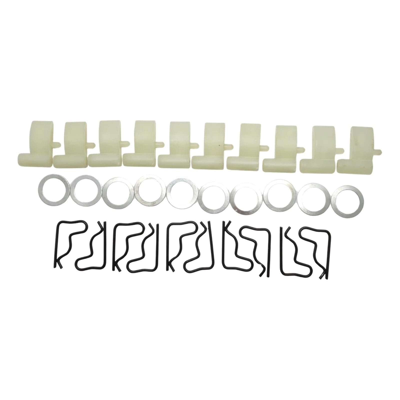 Juego de 30 Arandelas de Resorte for Perro con trinquete de Arranque Apto for FS55 BG55 BG85 BG65 FS45 TS400 TS410 TS420 Piezas de Repuesto de Sierra de hormigón
