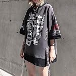 XYXIONGMAO Techwear Chemise Japonais Streetwear Hip Hop Chemises Homme Graphic T Alphabet Design Workwear Gothique Hoodie