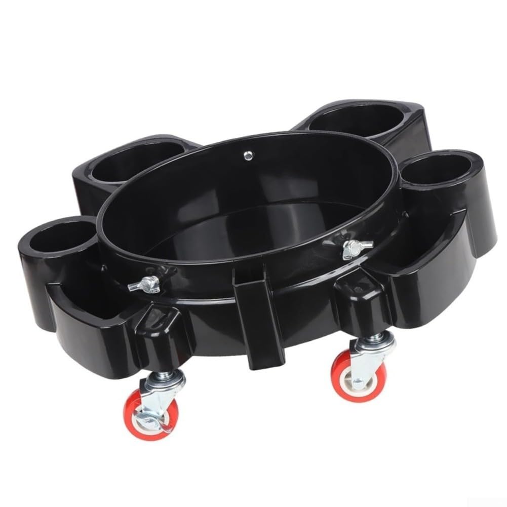 Base con para ruedas para 5 Galones Movilidad para fácil Base(Black)