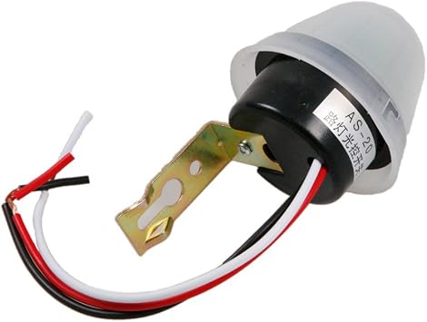 Driak AC/DC12V AS-20 Waterproof Auto On Off Light Switch Photo Sensitive Control Sensor for Streetlight Gardenlight