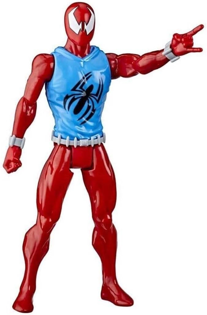 Spider-Man Marvel Titan Hero Series Blast Gear Marvel’s Scarlet Spider 12-Inch-Scale Super Hero Action Figure Toy Great Kids for Ages 4 and Up