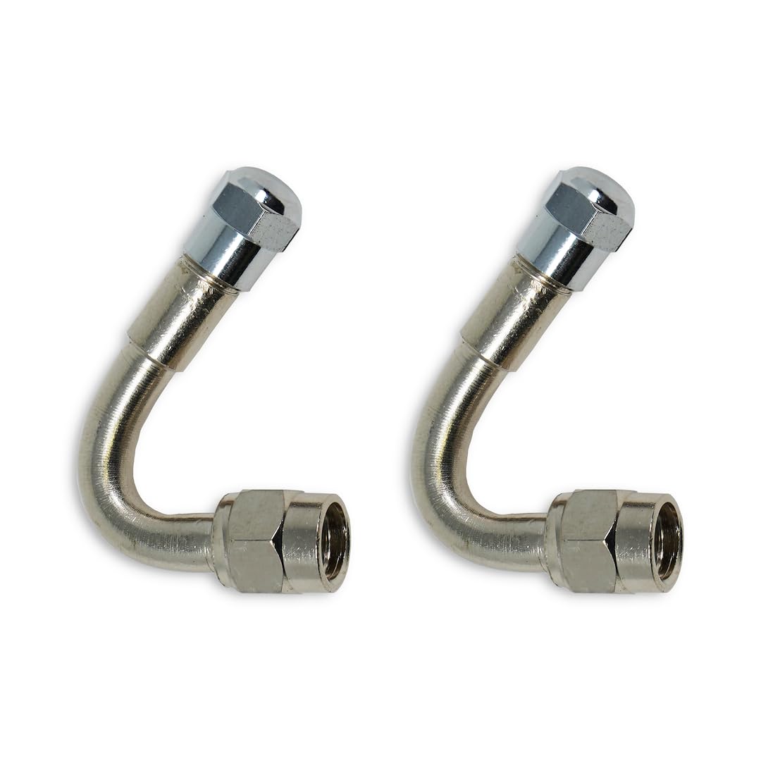 TireMinder 135 Degree Angled Valve Extender, 2 Pack