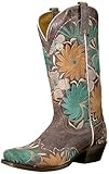 Piel transpirable ROPER Floral Bouquet, Botas Vaqueras Mujer, marrón, 38 EU
